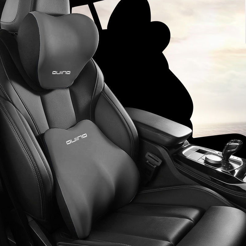 Kopfstützen-Nackenkissen-Lendenwirbelstütze-Set für Autos